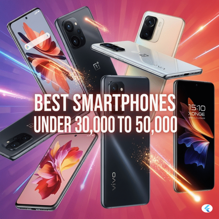 Best Smartphones Under 30,000 To 50,000