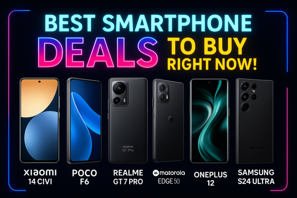Best Smartphones Deals to Buy Right Now !
