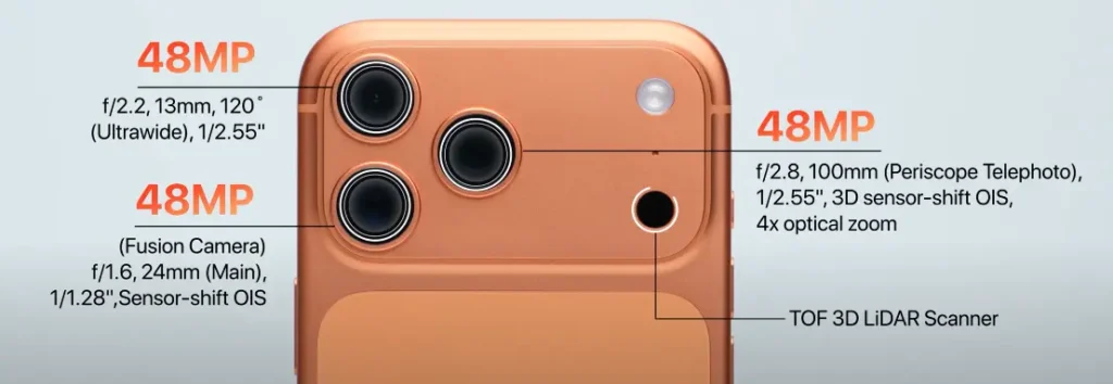 iphone 17 pro max camera iPhone 17 pro max camera